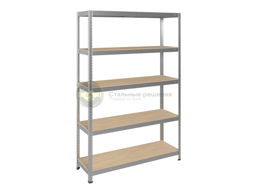 Стеллаж SBE 180KD 120х40 5 оцинкованный